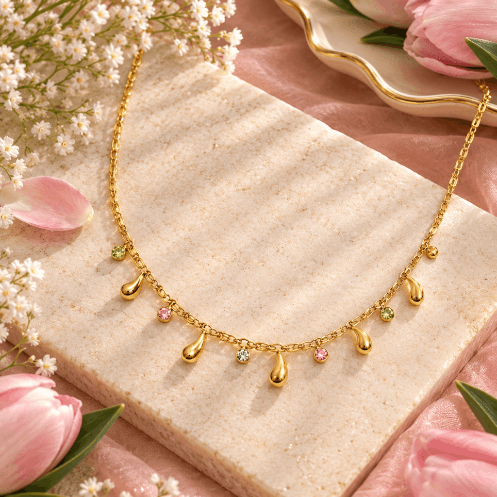 Sweet Drop Charm Necklace 💗