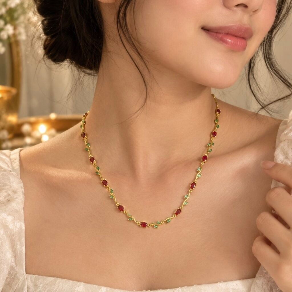 Ruby Rose Love Necklace🌹