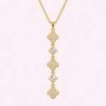 Luxe Clover Cascade Necklace 🍀 1