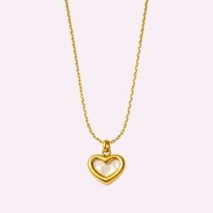 Amour Halo Heart Necklace 💛