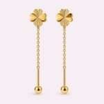 Golden Bloom Drop Earrings 🌼 1