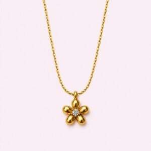 Golden Wish Bloom Necklace
