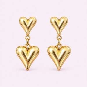 Between Two Hearts Earrings ♡