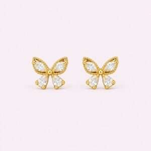 Her Butterfly Earrings 🦋