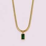 Emerald Unsaid Necklace 1