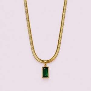 Emerald Unsaid Necklace